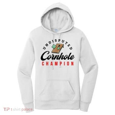 Tournament Win Cornhole Champion Corn Hole Champ Women's Hoodie