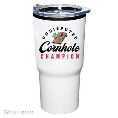 Tournament Win Cornhole Champion Corn Hole Champ Tumbler