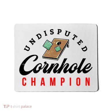 Tournament Win Cornhole Champion Corn Hole Champ Mousepad