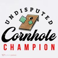 Tournament Win Cornhole Champion Corn Hole Champ Mousepad thumb 1