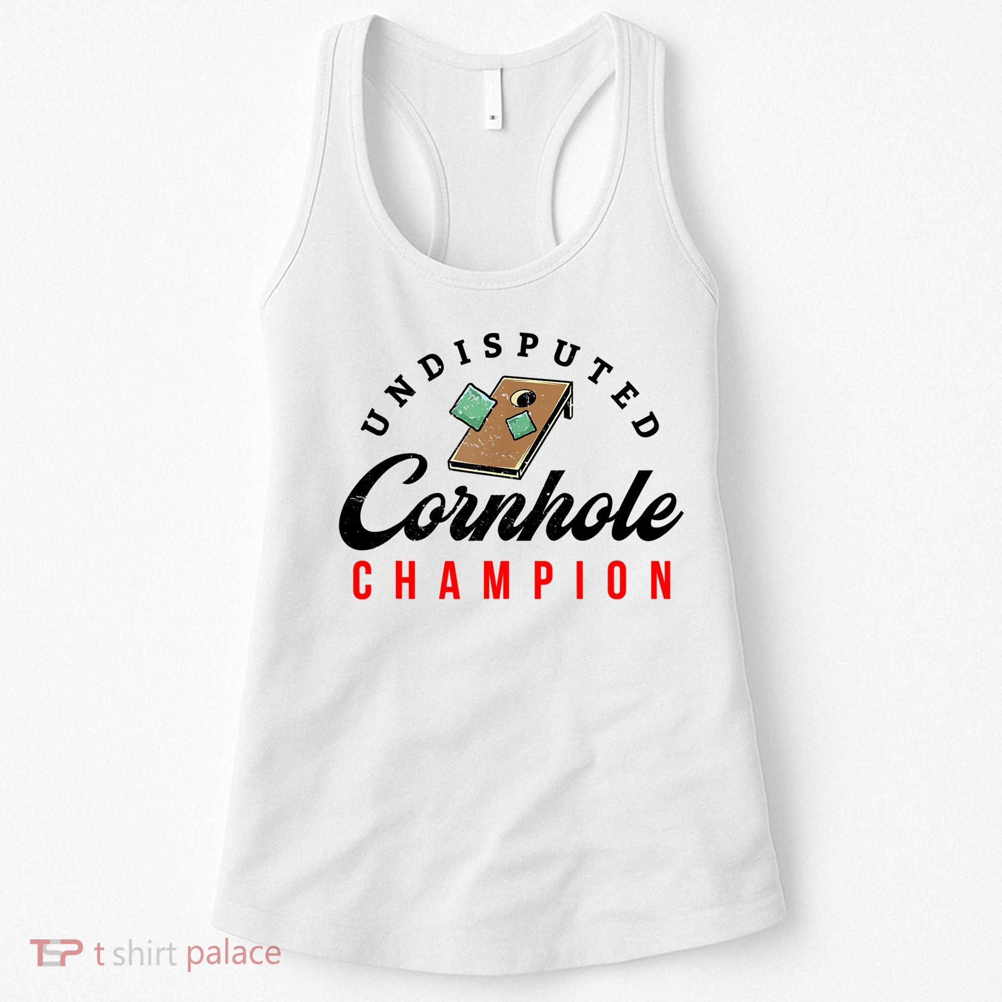 Tournament Win Cornhole Champion Corn Hole Champ Women's Tank Top