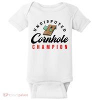 Tournament Win Cornhole Champion Corn Hole Champ Baby Bodysuit thumb 0