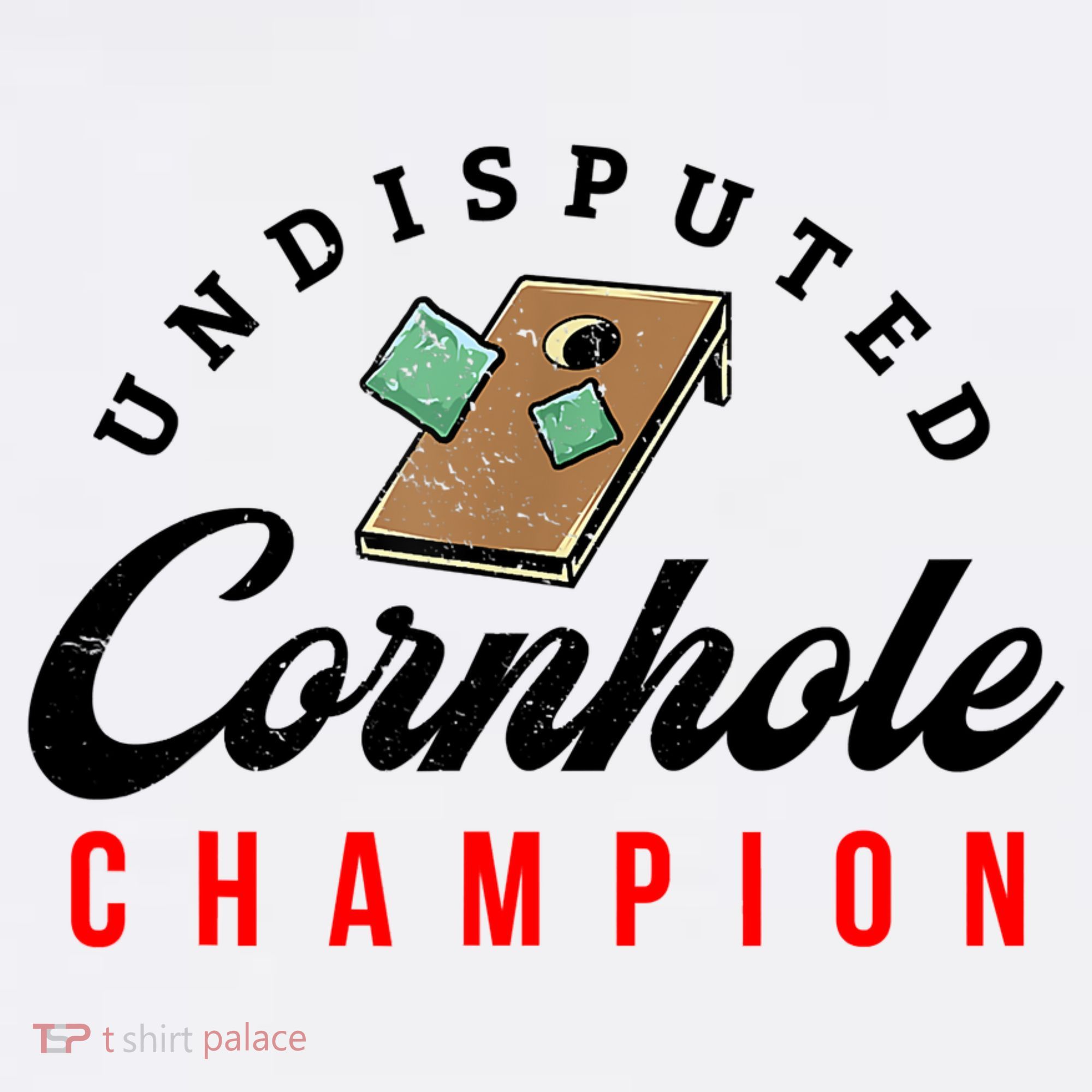 Tournament Win Cornhole Champion Corn Hole Champ Women's T-Shirt