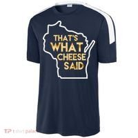 That's What Cheese Said Funny Wisconsin Sport-Tek Competitor United Soccer Jersey thumb 2