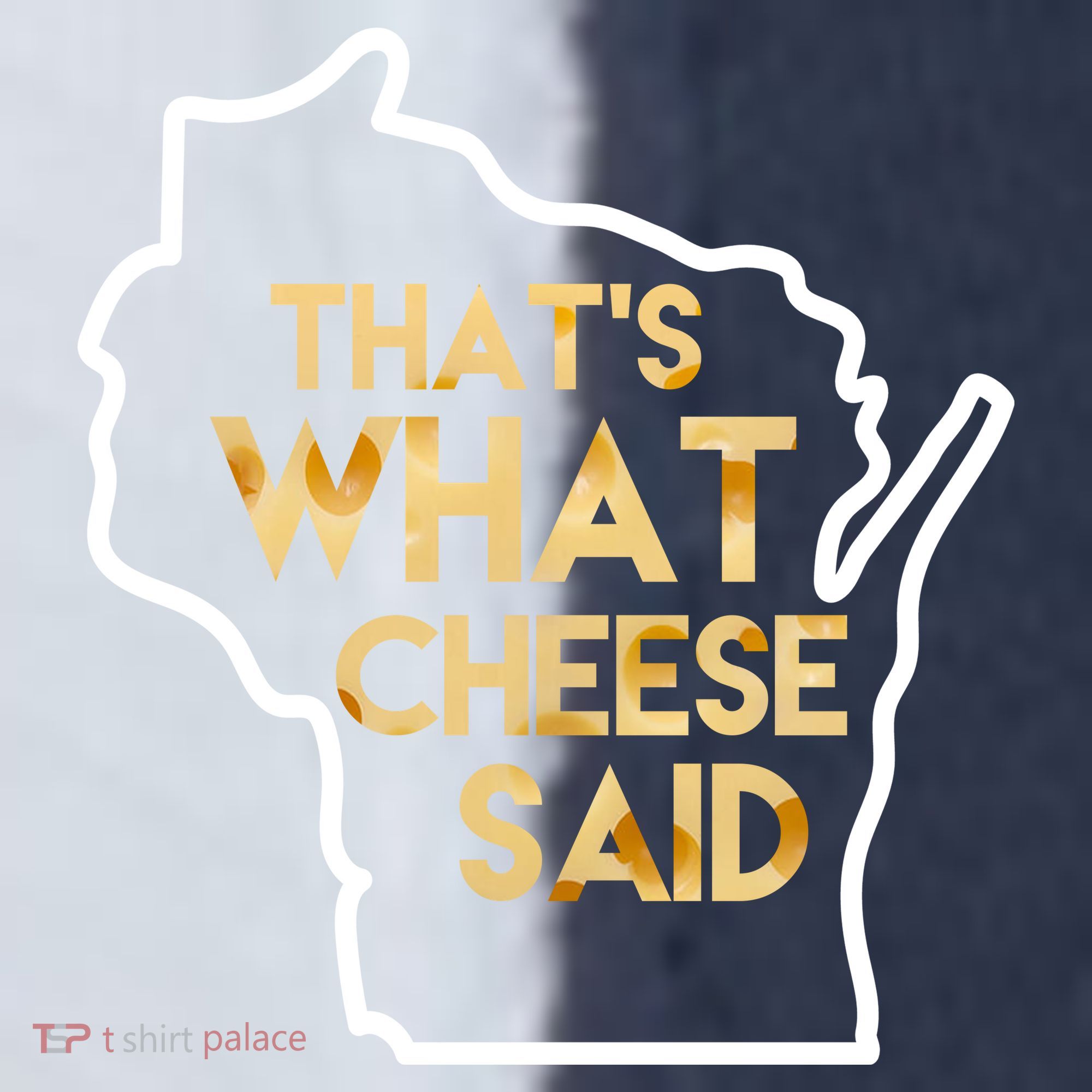 That's What Cheese Said Funny Wisconsin Sport-Tek Competitor United Soccer Jersey