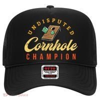 Tournament Win Cornhole Champion Corn Hole Champ Toss Game Hat thumb 0