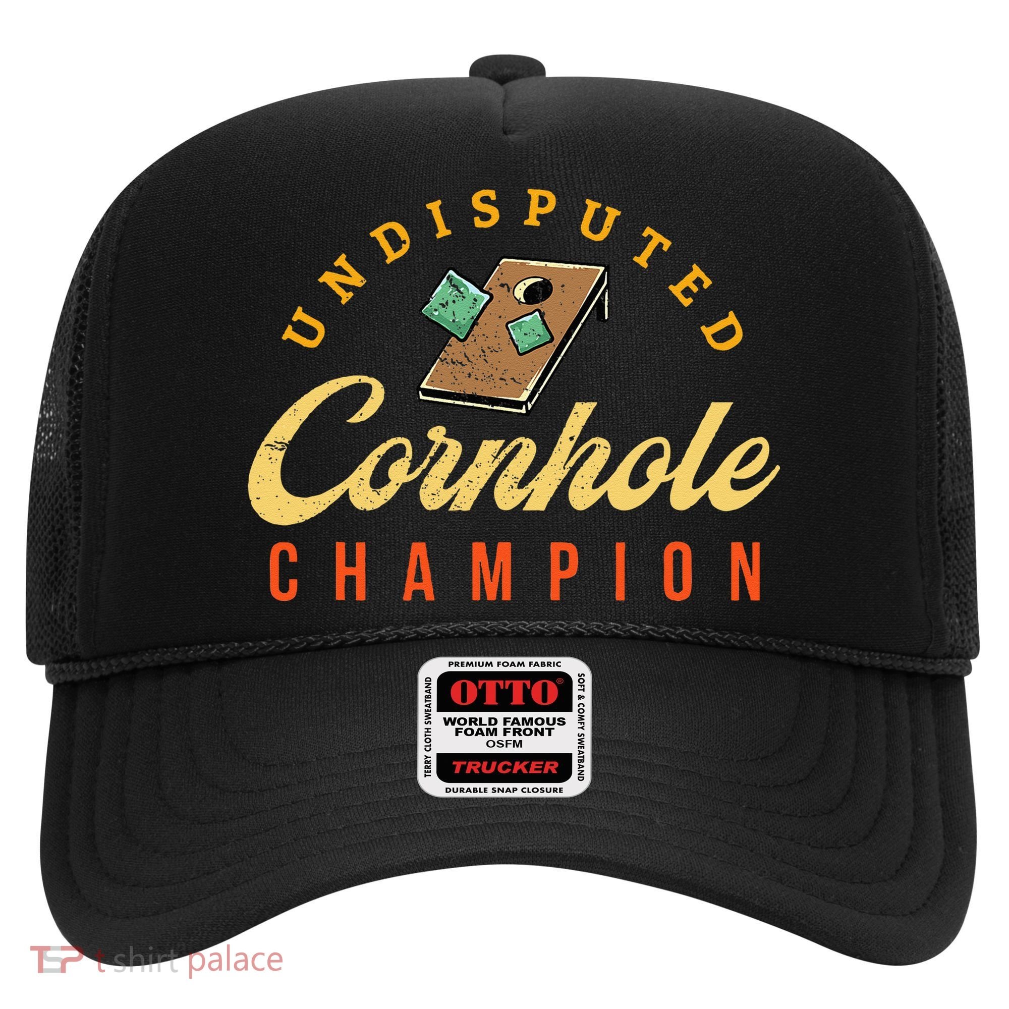 Tournament Win Cornhole Champion Corn Hole Champ Toss Game Hat
