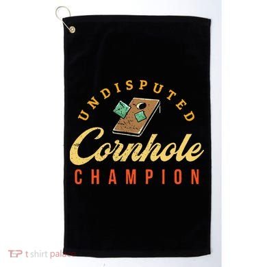 Tournament Win Cornhole Champion Corn Hole Champ Toss Game Golf Towel
