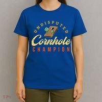 Tournament Win Cornhole Champion Corn Hole Champ Toss Game T-Shirt thumb 4
