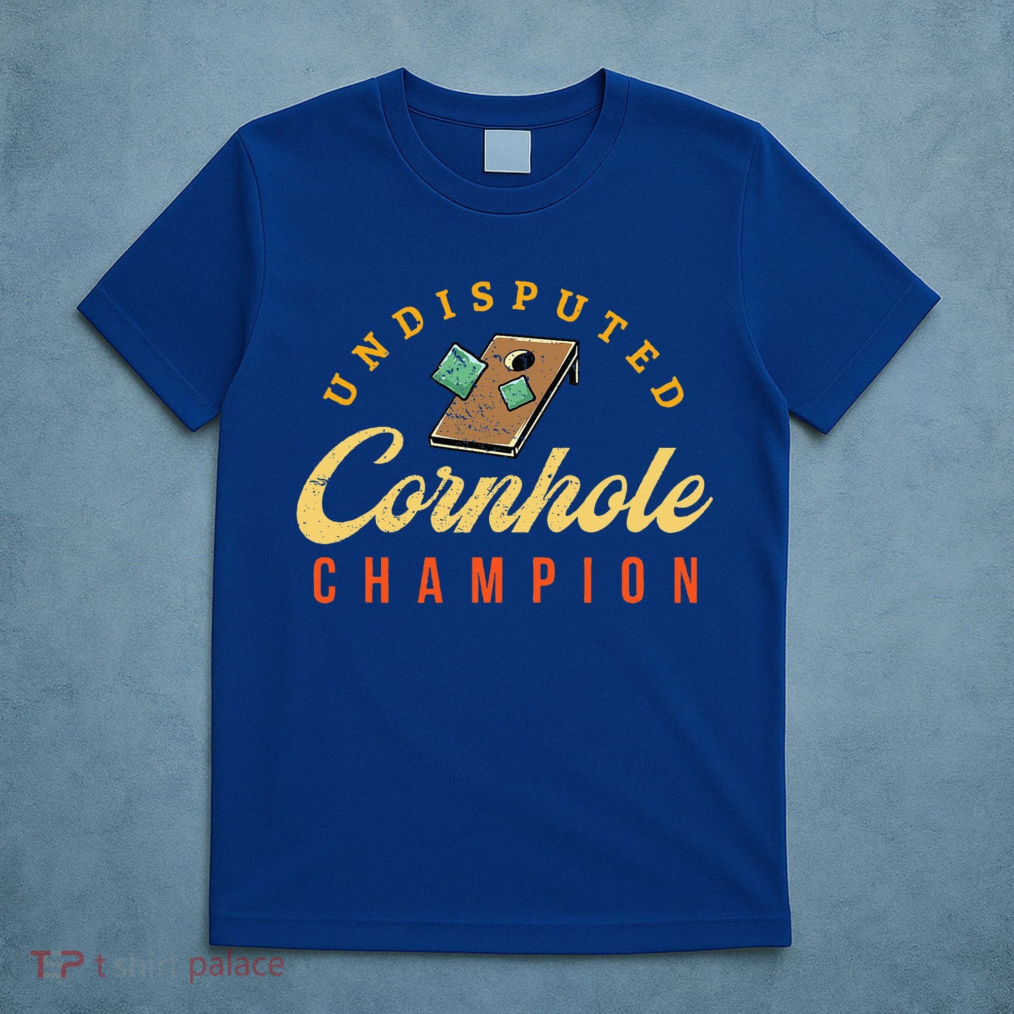 Tournament Win Cornhole Champion Corn Hole Champ Toss Game T-Shirt