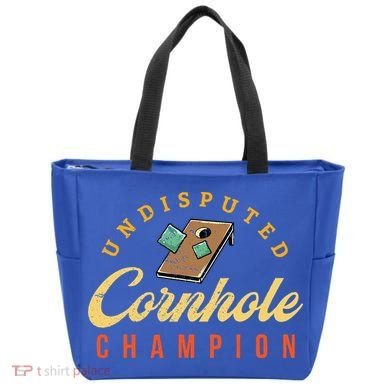 Tournament Win Cornhole Champion Corn Hole Champ Toss Game Tote Bag