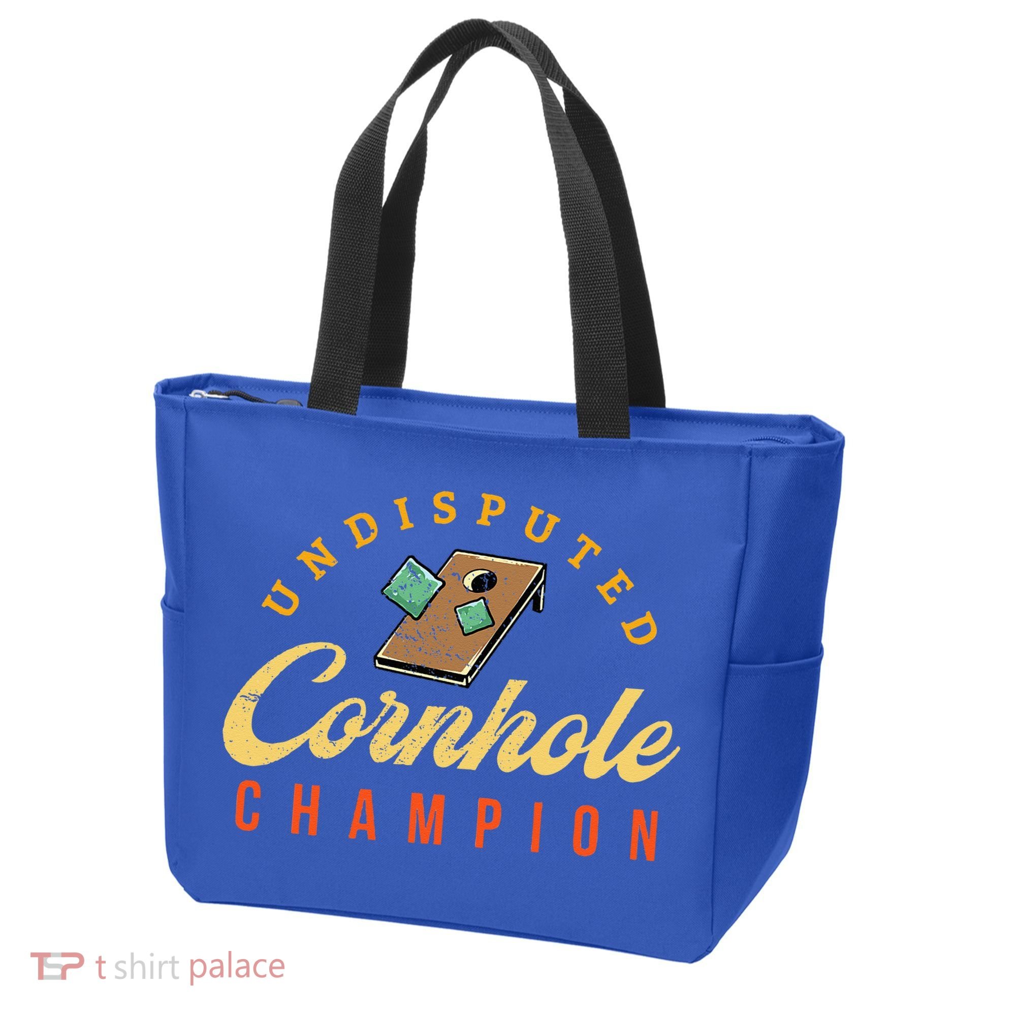 Tournament Win Cornhole Champion Corn Hole Champ Toss Game Tote Bag