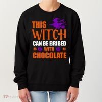 This Witch Can Be Bribed With Chocolate Women's Sweatshirt thumb 0
