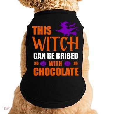 This Witch Can Be Bribed With Chocolate Doggie Tank