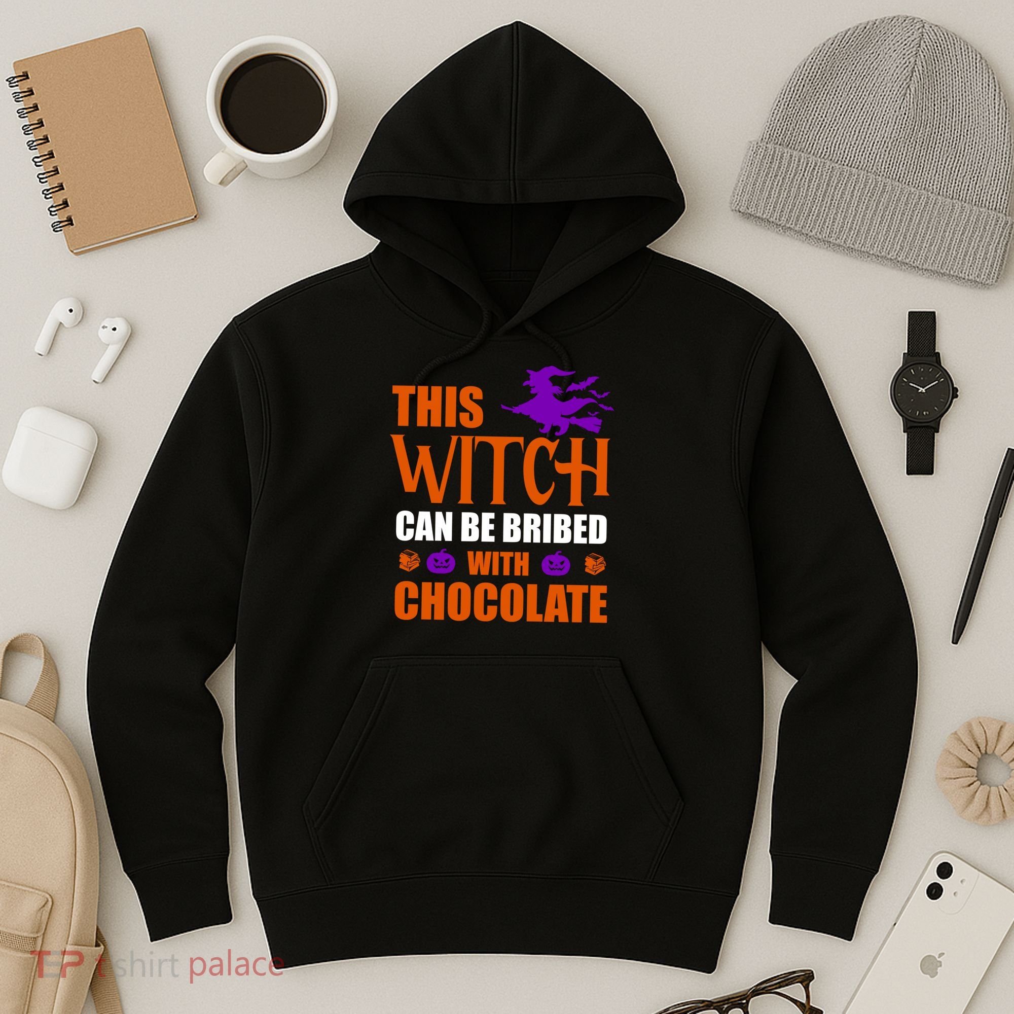 This Witch Can Be Bribed With Chocolate Hoodie