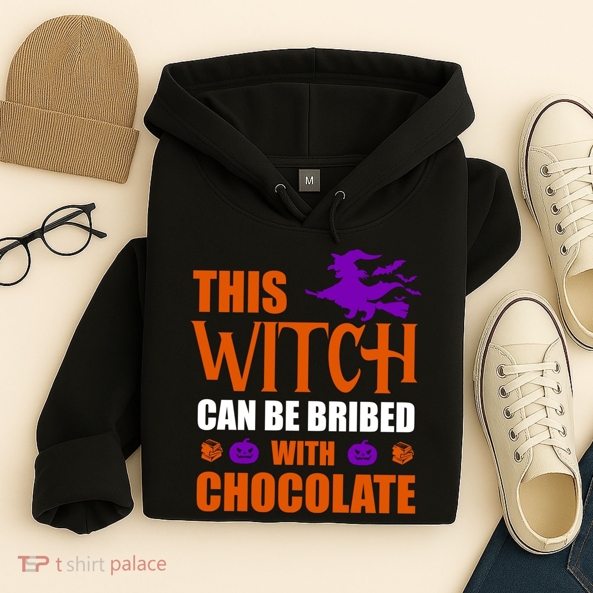 This Witch Can Be Bribed With Chocolate Hoodie