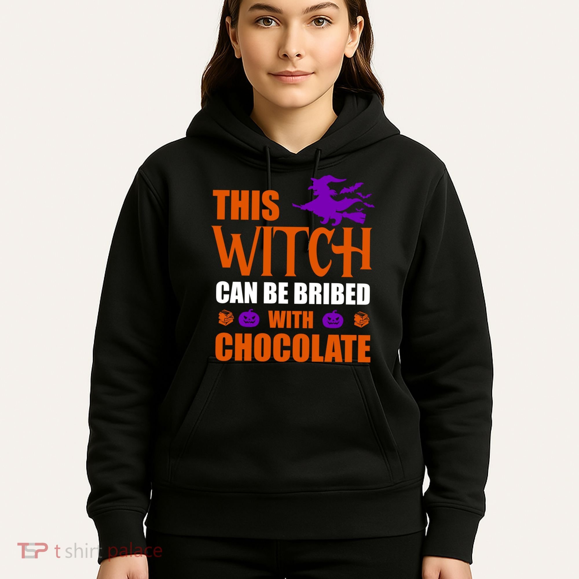 This Witch Can Be Bribed With Chocolate Hoodie