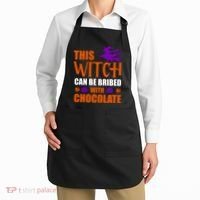 This Witch Can Be Bribed With Chocolate Apron thumb 2