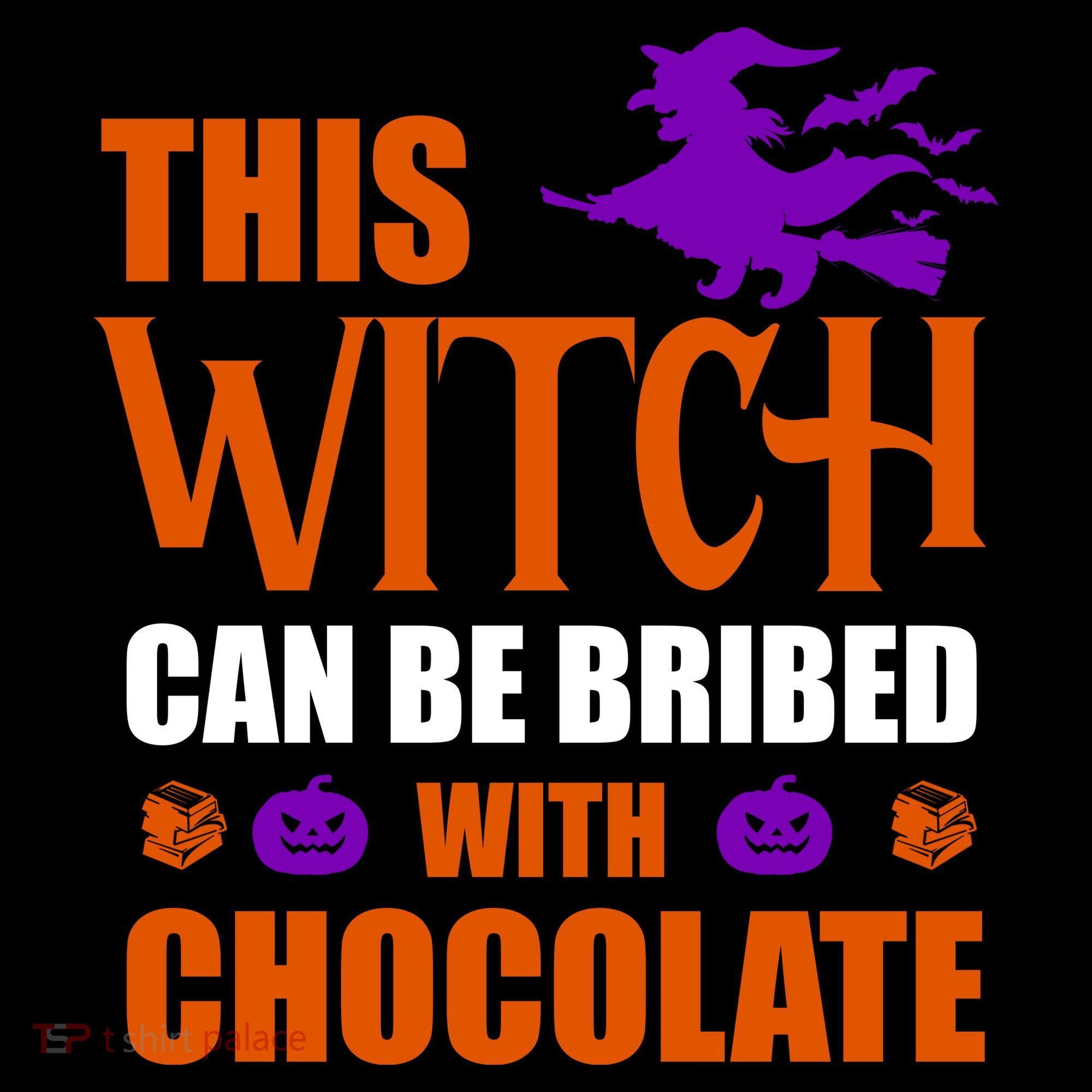 This Witch Can Be Bribed With Chocolate Women's Hoodie