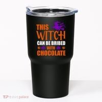 This Witch Can Be Bribed With Chocolate Tumbler thumb 0