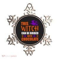 This Witch Can Be Bribed With Chocolate Ornament thumb 0