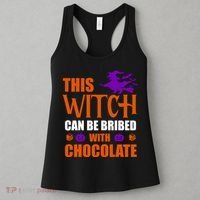 This Witch Can Be Bribed With Chocolate Women's Tank Top thumb 3