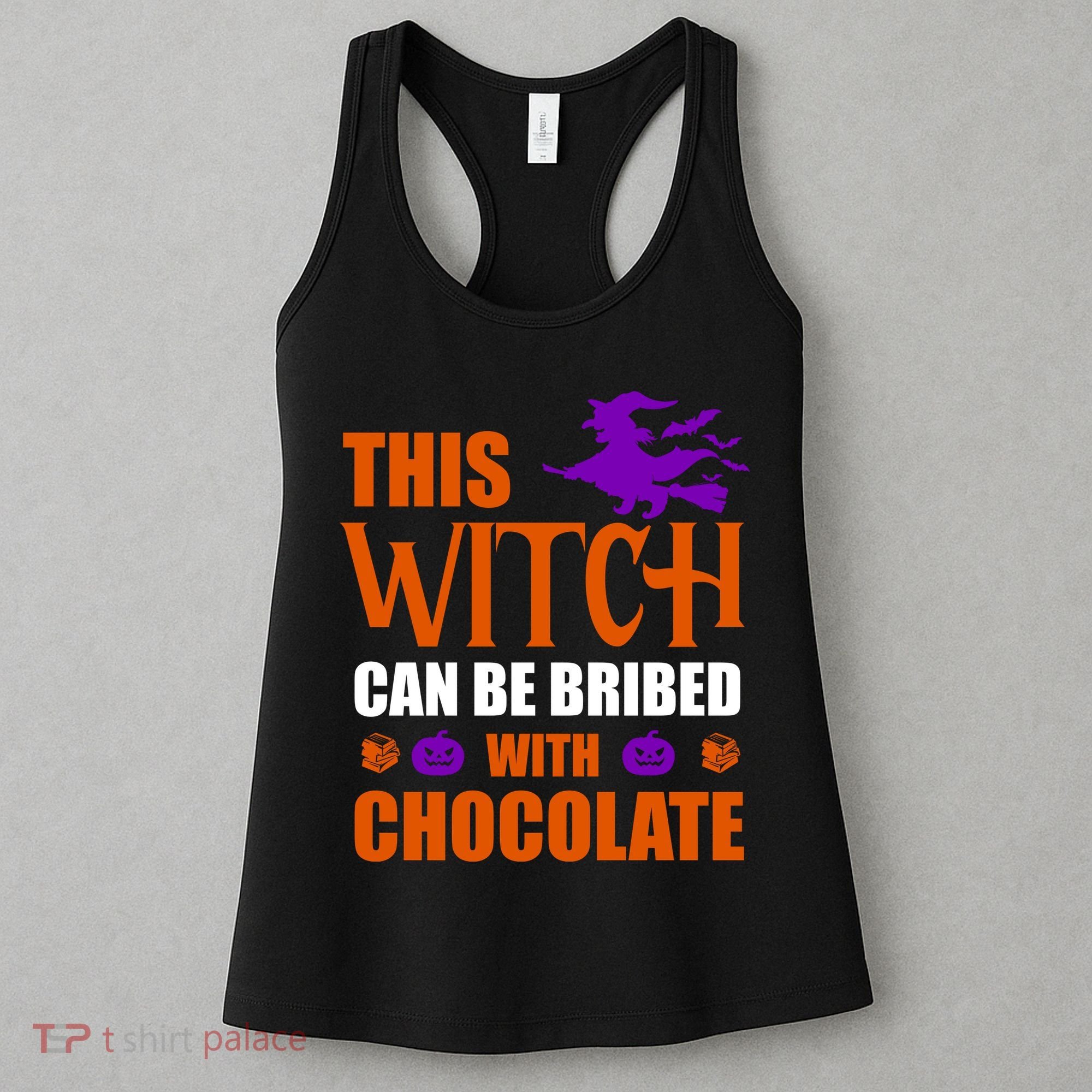 This Witch Can Be Bribed With Chocolate Women's Tank Top