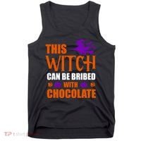This Witch Can Be Bribed With Chocolate Tank Top thumb 0