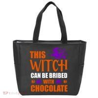 This Witch Can Be Bribed With Chocolate Tote Bag thumb 0