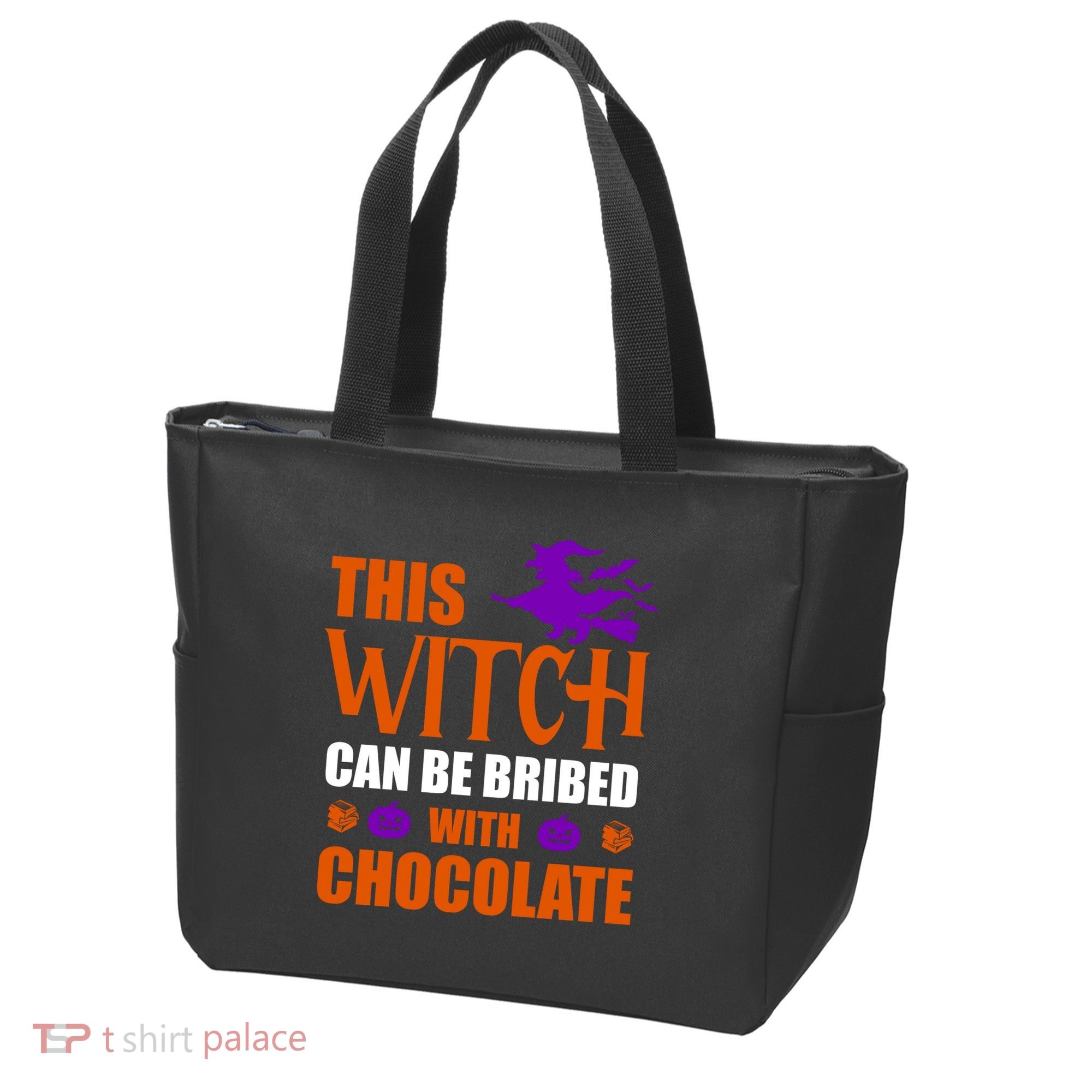 This Witch Can Be Bribed With Chocolate Tote Bag