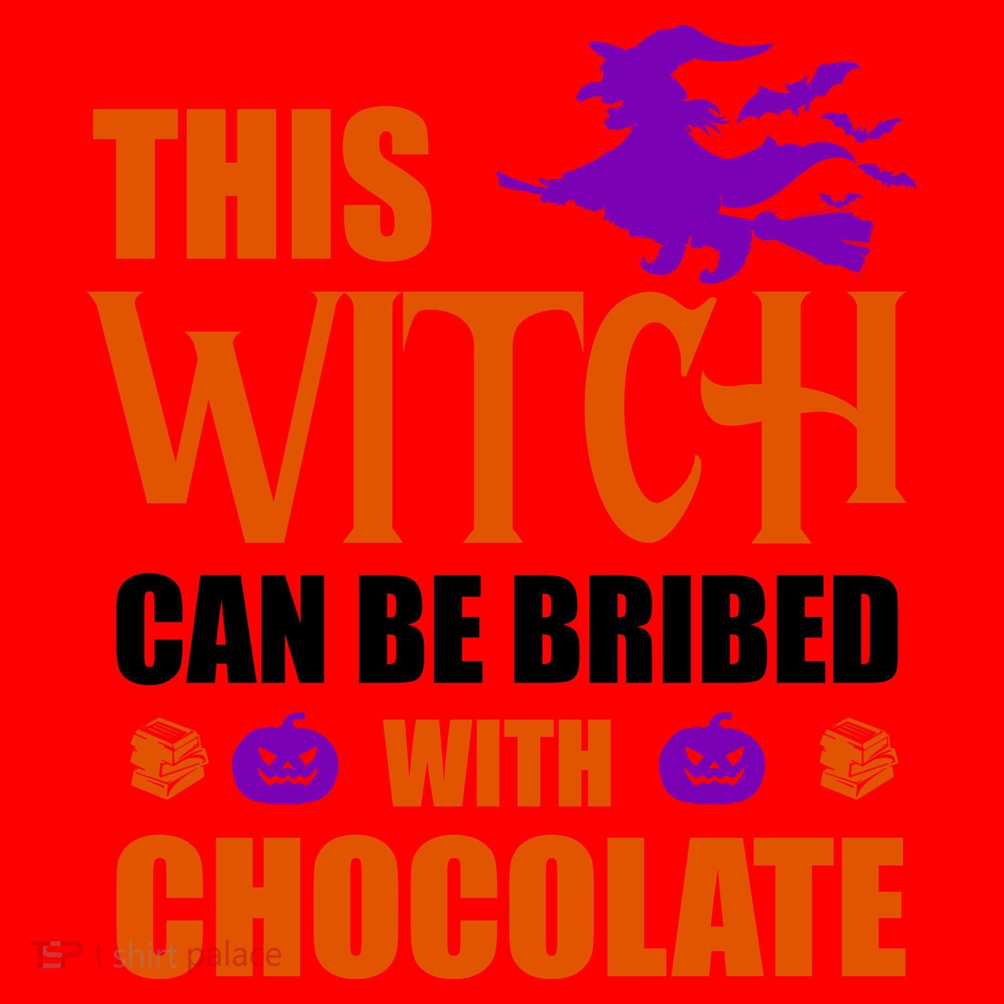 This Witch Can Be Bribed With Chocolate Santa Hat