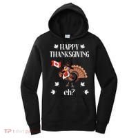 Turkey With Canada Flag Happy Thanksgiving Day Canadian Women's Hoodie thumb 0