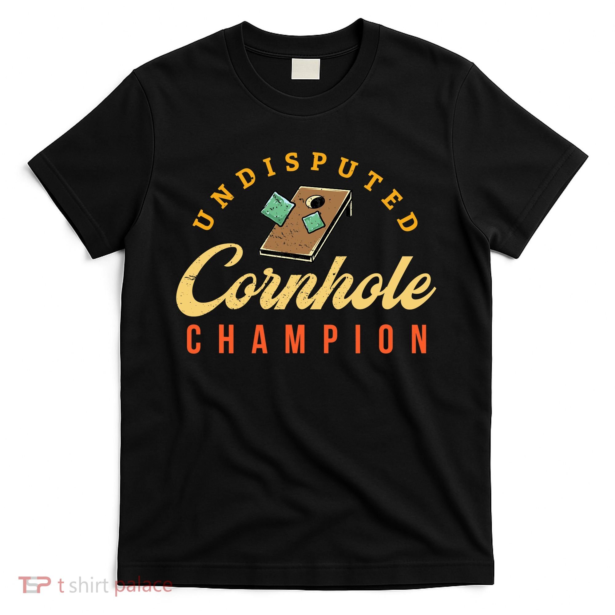 Tournament Win Cornhole Champion Corn Hole Champ Toss Game T-Shirt
