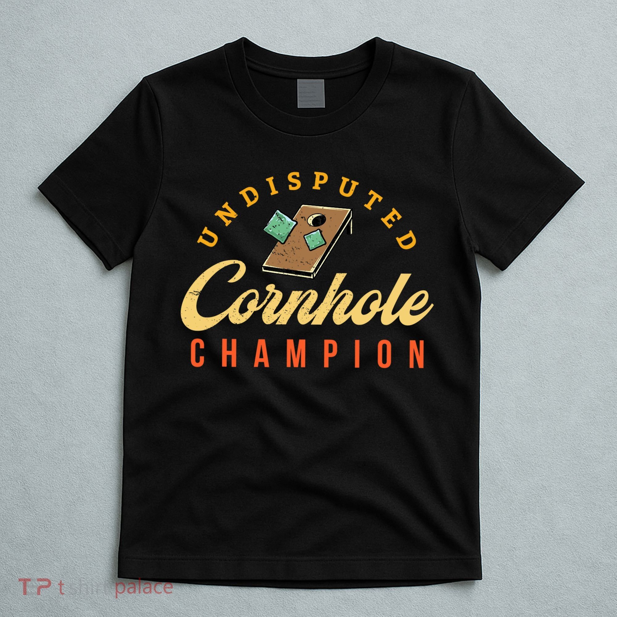 Tournament Win Cornhole Champion Corn Hole Champ Toss Game T-Shirt