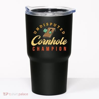 Tournament Win Cornhole Champion Corn Hole Champ Toss Game Tumbler