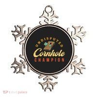 Tournament Win Cornhole Champion Corn Hole Champ Toss Game Ornament thumb 0
