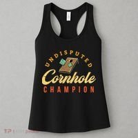 Tournament Win Cornhole Champion Corn Hole Champ Toss Game Women's Tank Top thumb 3