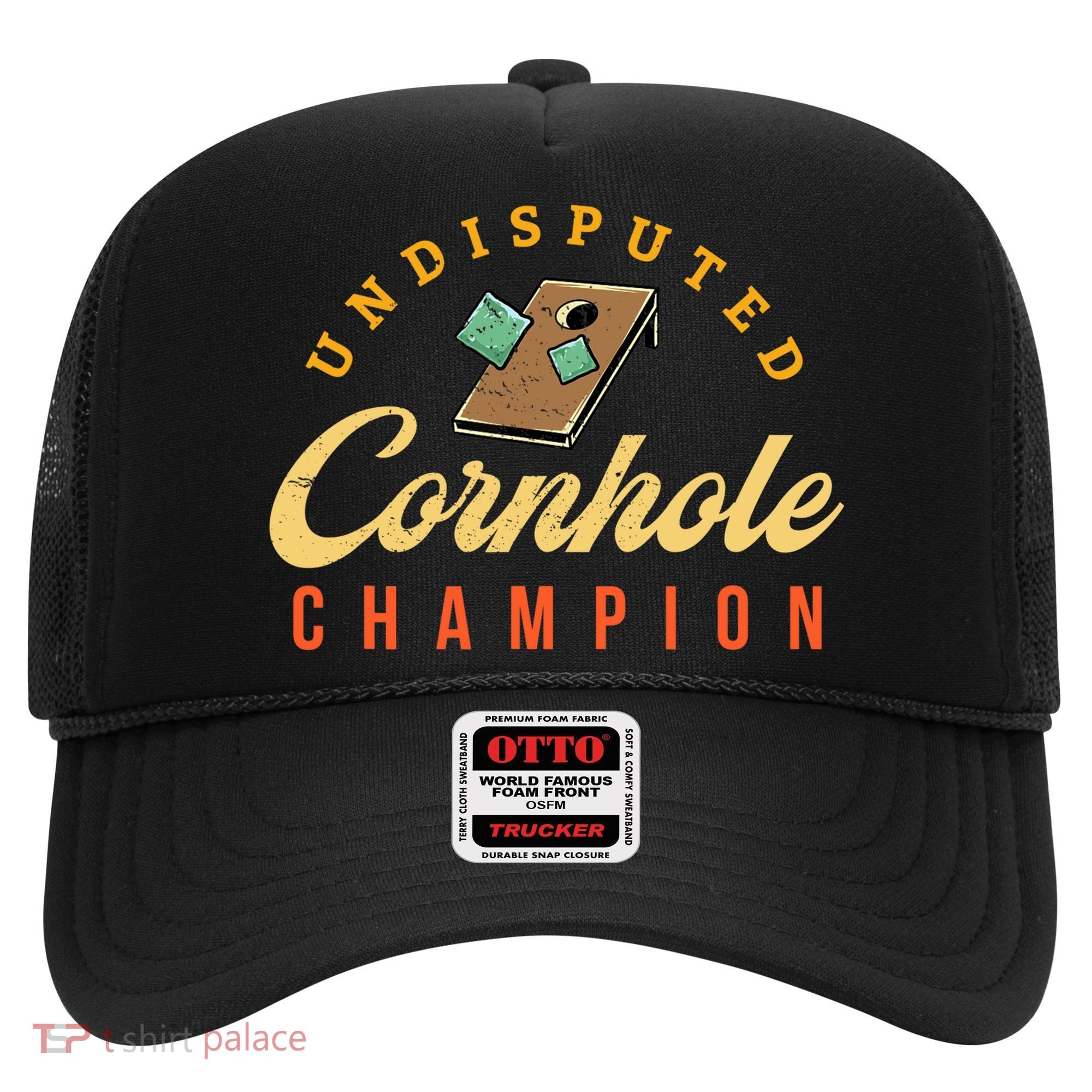 Tournament Win Cornhole Champion Corn Hole Champ Toss Game Hat