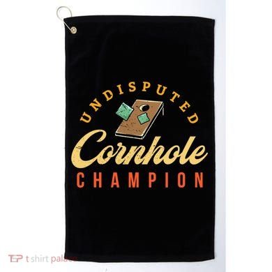 Tournament Win Cornhole Champion Corn Hole Champ Toss Game Golf Towel