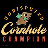 Tournament Win Cornhole Champion Corn Hole Champ Toss Game Toddler T-Shirt thumb 4