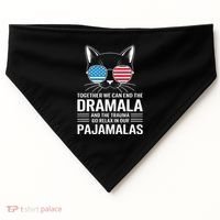 Together We Can End The Dramala And The Trauma And Go Relax USA-Made Doggie Bandana thumb 0