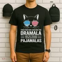 Together We Can End The Dramala And The Trauma And Go Relax T-Shirt thumb 6