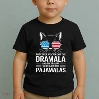 Together We Can End The Dramala And The Trauma And Go Relax Toddler T-Shirt thumb 2
