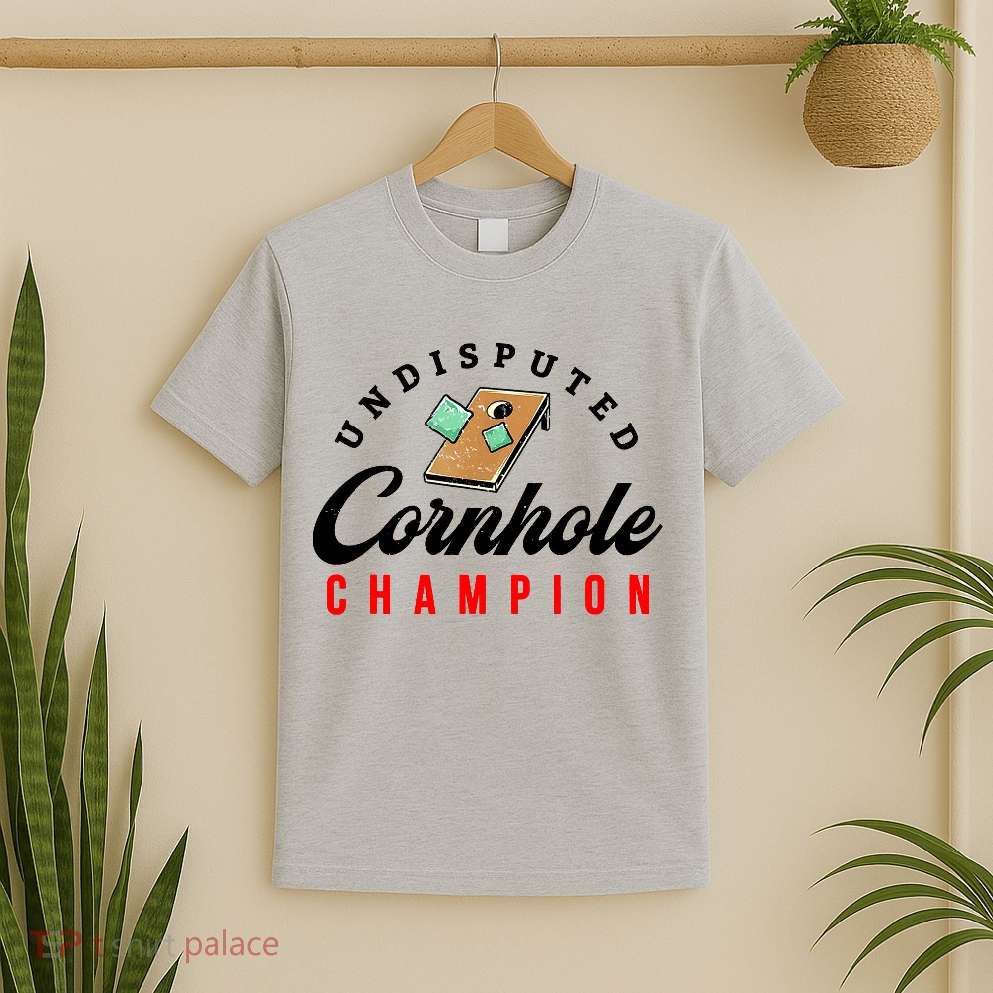Tournament Win Cornhole Champion Corn Hole Champ T-Shirt