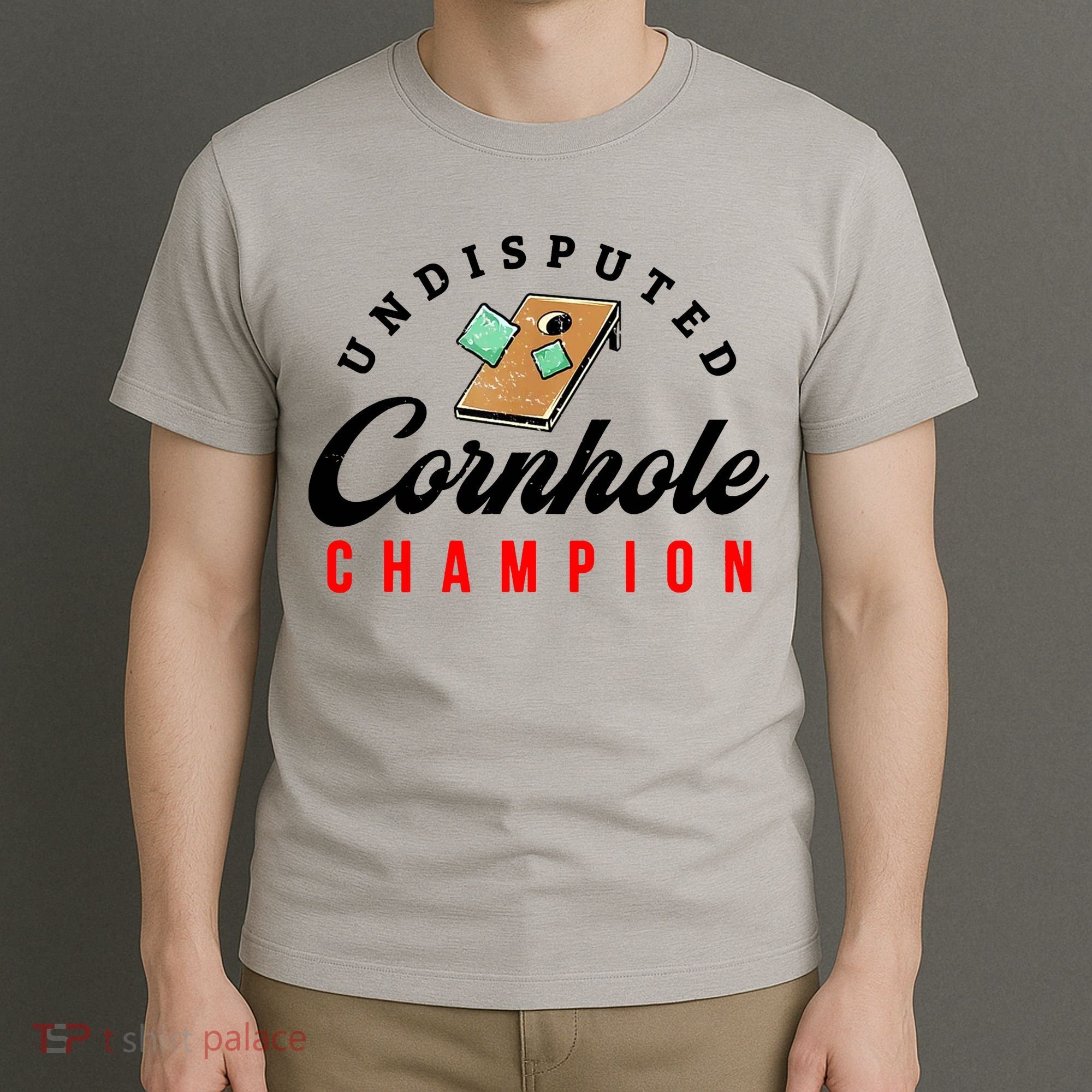 Tournament Win Cornhole Champion Corn Hole Champ T-Shirt