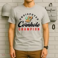 Tournament Win Cornhole Champion Corn Hole Champ T-Shirt thumb 6