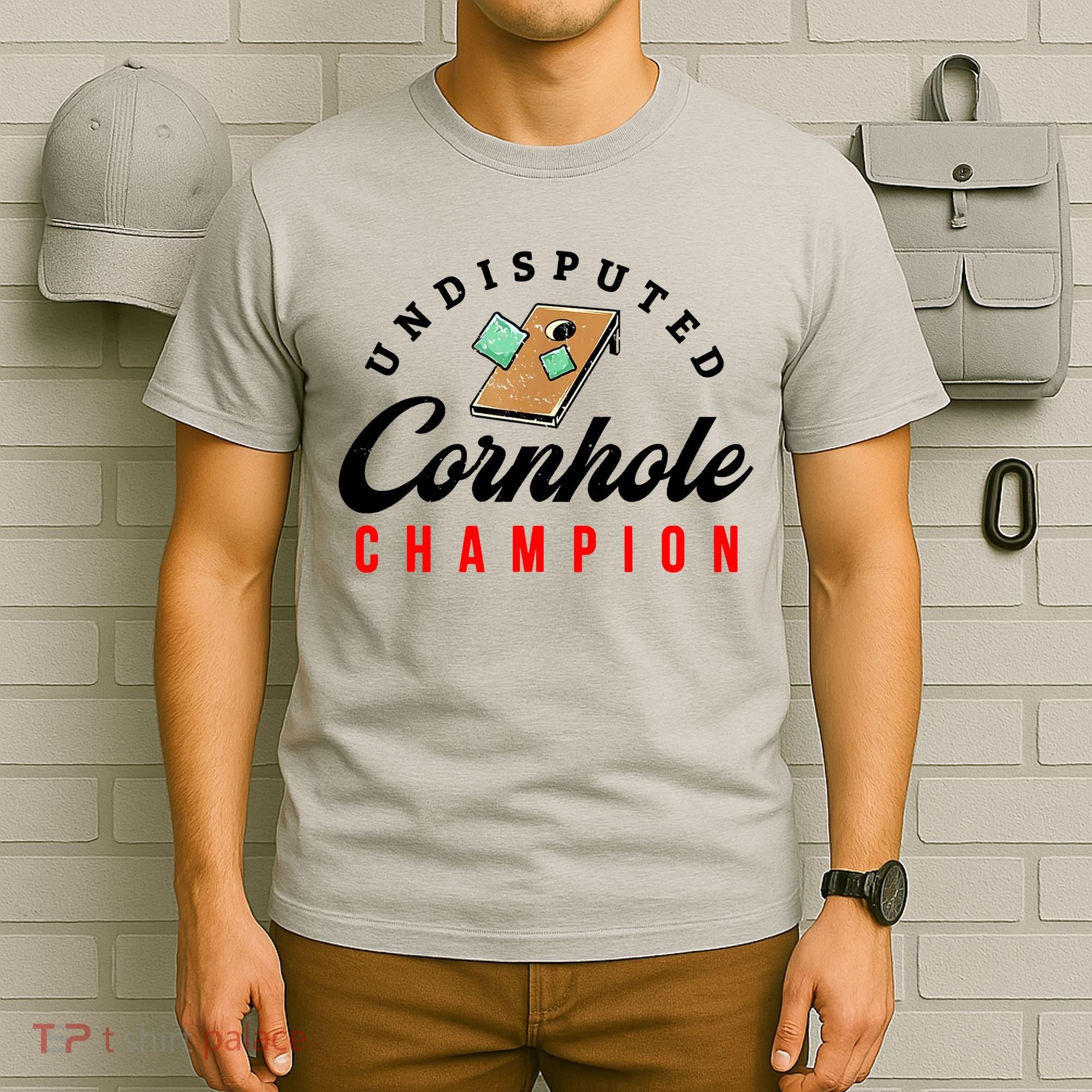 Tournament Win Cornhole Champion Corn Hole Champ T-Shirt
