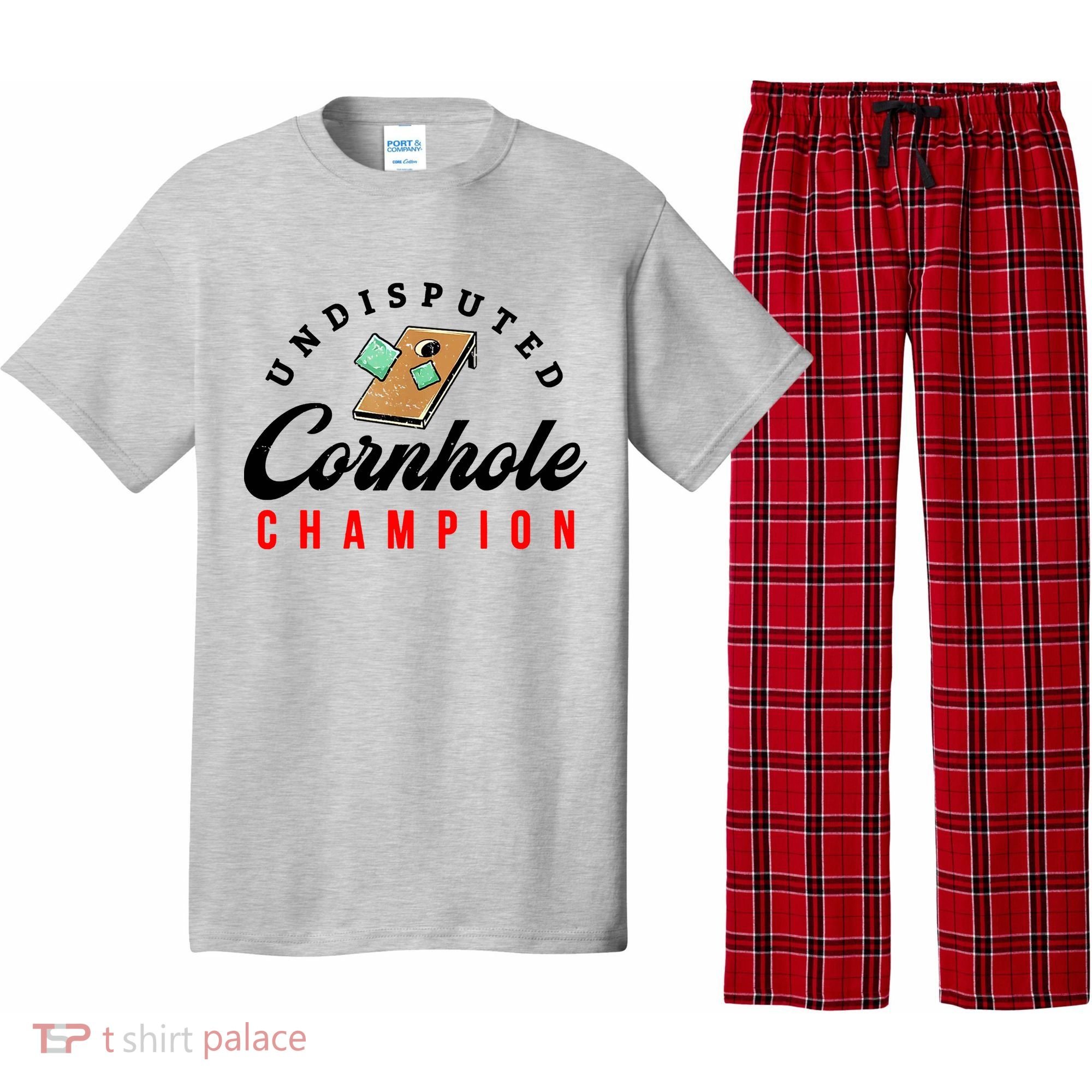 Tournament Win Cornhole Champion Corn Hole Champ Pajama Set