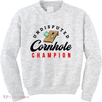 Tournament Win Cornhole Champion Corn Hole Champ Kids Sweatshirt