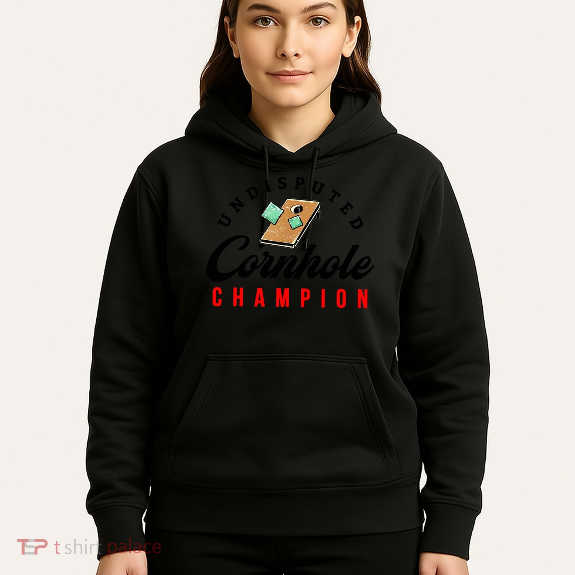 Tournament Win Cornhole Champion Corn Hole Champ Hoodie